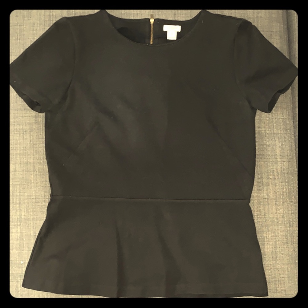 J Crew Peplum Top